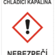 Značení nebezpečných látek a obalů - GHS štítky s názvem: Chladící kapalina / Nebezpečí