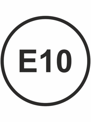 Označení paliv E10 -benzín 10%