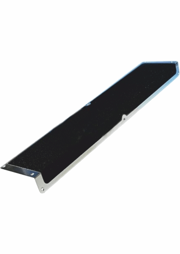 Protiskluzové pásky a desky - Abrazivní pásky: Hliníkové protiskluzové desky ve tvaru L