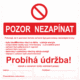 362004 | KRIŽAN - safetyshop Značení strojů a zařízení - Opravy a údržby: "Pozor nezapínat"