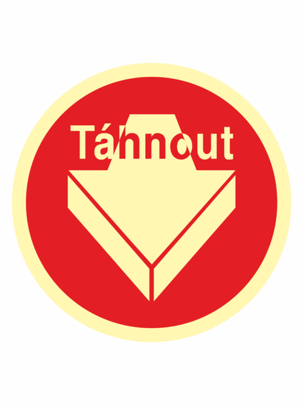 Táhnout kruh fotoluminiscenční