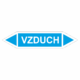 Značení dle ČSN - Oboustranné potrubní šipky: Vzduch