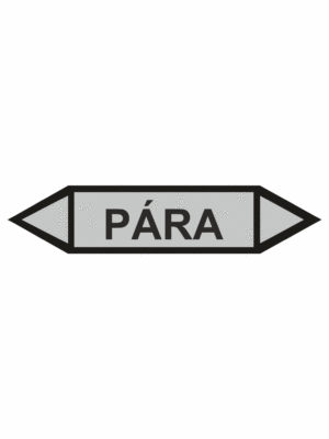 Značení dle ČSN - Oboustranné potrubní šipky: Pára