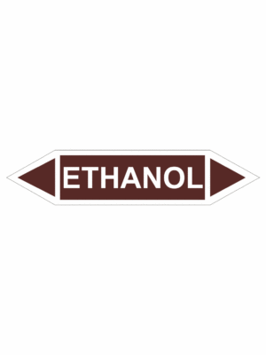 Značení dle ČSN - Oboustranné potrubní šipky: Ethanol
