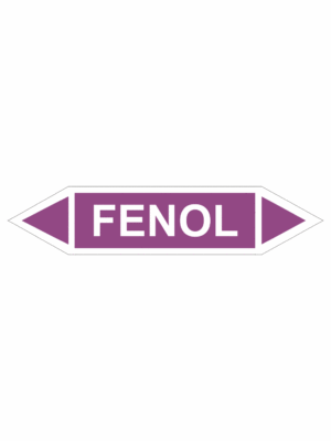 Značení dle ČSN - Oboustranné potrubní šipky: Fenol