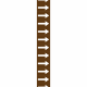 Vertical column of brown square tiles, each containing a white right-pointing arrow.