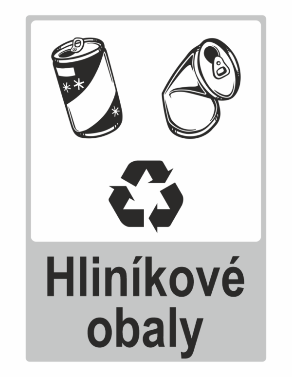 Hliníkové obaly - separovaný odpad -