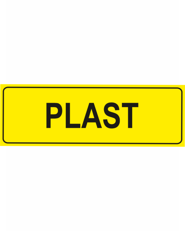 Plast -text bez symbolu