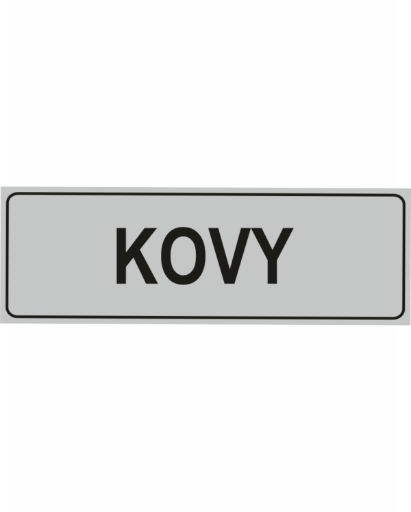 Kovy -text bez symbolu