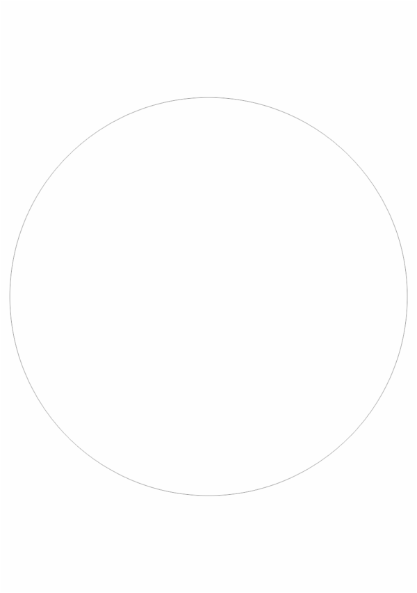 Značení skladů a regálů - Označení míst pro palety: Kruh bílý