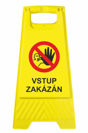 Podlahové pásky a značky - Výstražné tabule: "Vstup zakázán"