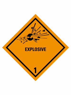 Značení nebezpečných látek a obalů - Symboly ADR: Explosive (ADR Třída 1)