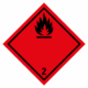 Značení nebezpečných látek a obalů - Symboly ADR: Plyny (ADR Třída 2.1)