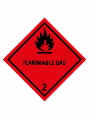 Značení nebezpečných látek a obalů - Symboly ADR: Flammable Gas (ADR Třída 2.1)