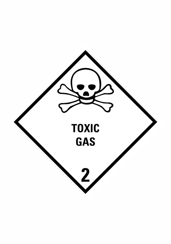 Značení nebezpečných látek a obalů - Symboly ADR: Toxic Gas (ADR Třída 2.2)