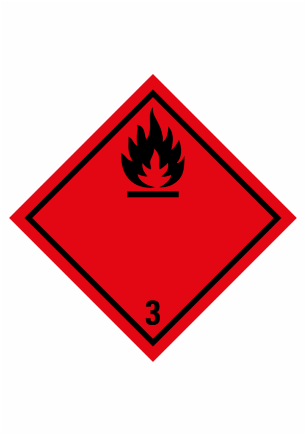 Značení nebezpečných látek a obalů - Symboly ADR: Hořlavé kapaliny (ADR Třída 3)