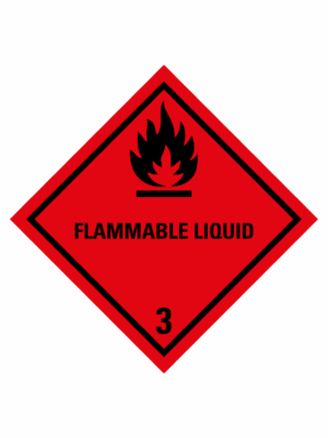 Značení nebezpečných látek a obalů - Symboly ADR: Flammable liquid (ADR Třída 3)