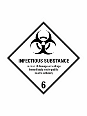 Značení nebezpečných látek a obalů - Symboly ADR: Infectious substance (ADR Třída 6.2)