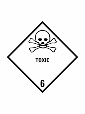 Značení nebezpečných látek a obalů - Symboly ADR: Toxic (ADR Třída 6.1)