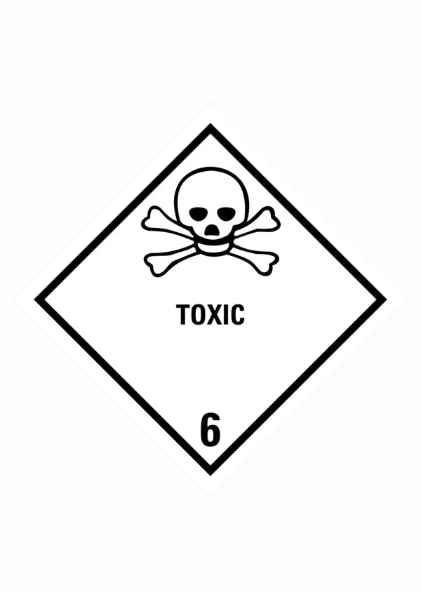 Značení nebezpečných látek a obalů - Symboly ADR: Toxic (ADR Třída 6.1)