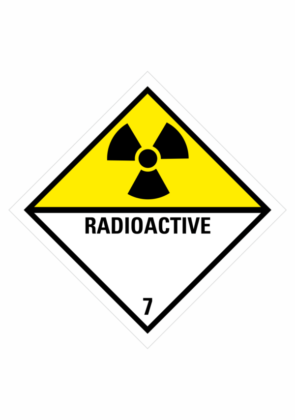 Značení nebezpečných látek a obalů - Symboly ADR: Radioaktivní látky (ADR Třída 7)