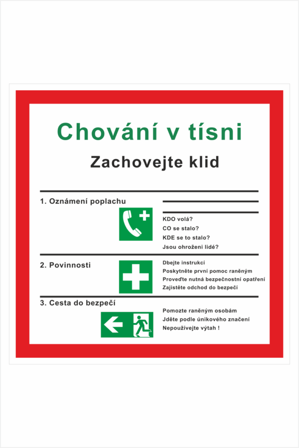 Dokumentace PO - Chování v tísni