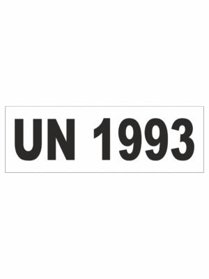 Značení nebezpečných látek a obalů - UN čísla a nápisy: UN 1993 (Hořlavé kapaliny)