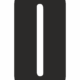 Čísla a písmena - Řezané číslo na samolepicí fólii PVC: 0 (Černá)