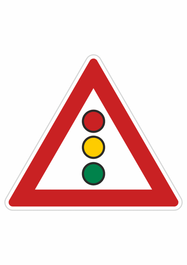 Dopravní značky plechové - Výstražné: Světelné signály (A10)
