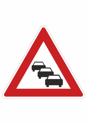 Dopravní značky plechové - Výstražné: Kolona (A23)