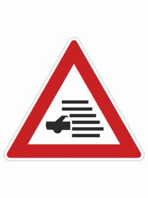 Dopravní značky plechové - Výstražné: Mlha (A26)