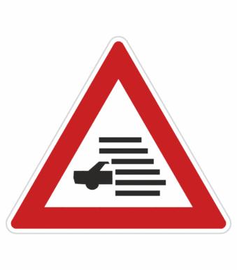 Dopravní značky plechové - Výstražné: Mlha (A26)