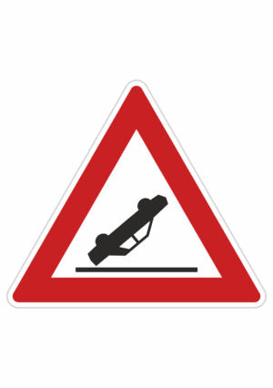 Dopravní značky plechové - Výstražné: Nehoda (A27)