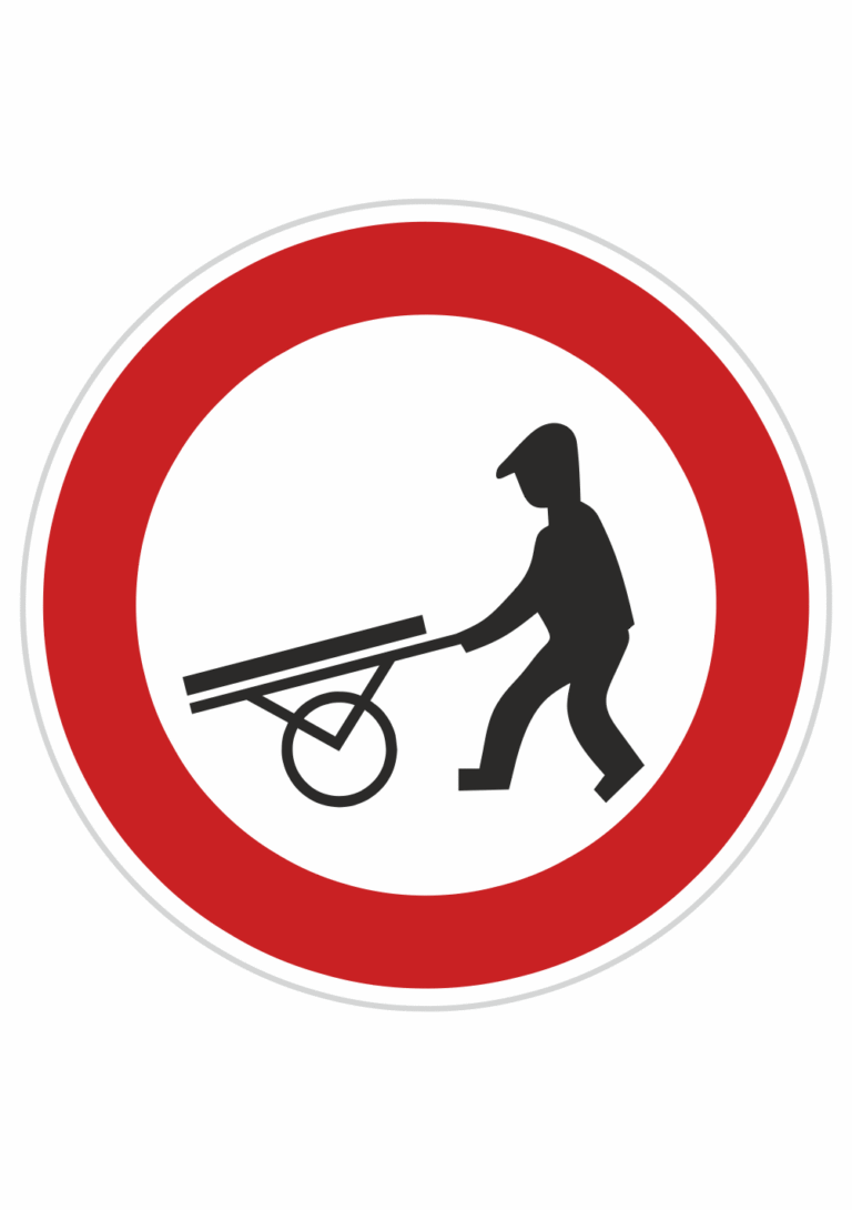 Dopravní značka B7, Zákaz vjezdu potahových vozidel | KRIŽAN - safetyshop