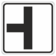 Dopravní značky plechové - Dodatkové: Tvar křižovatky (E2a)