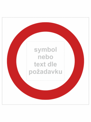 Dopravní značky plastové: Zákaz vjezdu