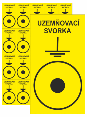 Značení ESD - Elektrostatika: ESD - Uzemňovací svorka