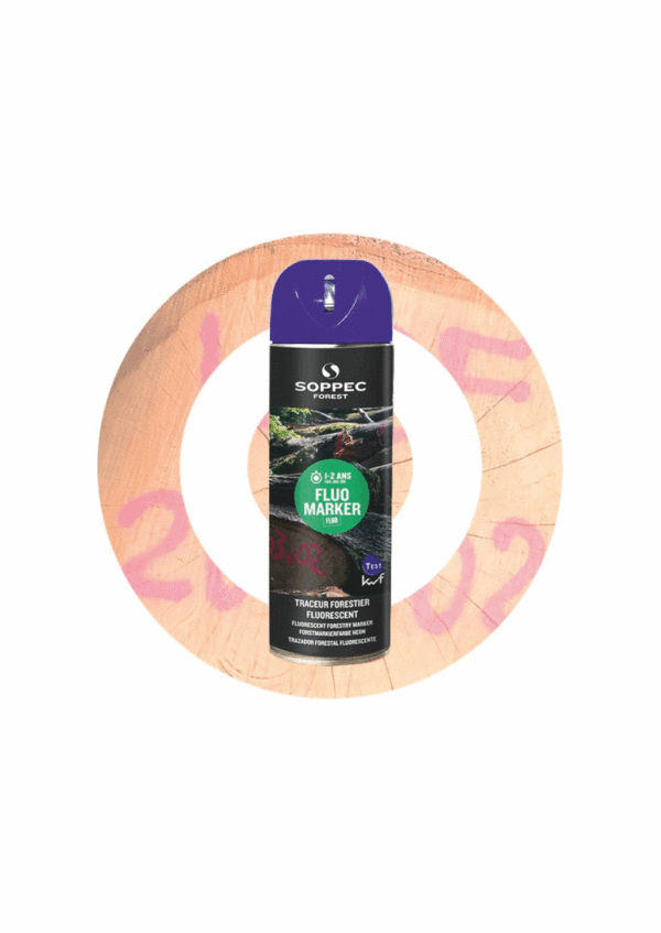 Značkovací spreje a barvy - Lesnické spreje: Značkovací sprej FLUO MARKER fialový