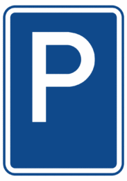 Dopravní značky plechové - Informativní: Parkoviště (IP11a)