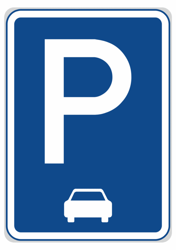 Dopravní značky plechové - Informativní: Parkoviště s podélným stáním (IP11c)