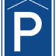 Dopravní značky plechové - Informativní: Kryté parkoviště (IP13a)