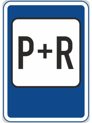 Dopravní značky plechové - Informativní: P+R (IP13d)