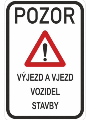 Dopravní značky na stavbě