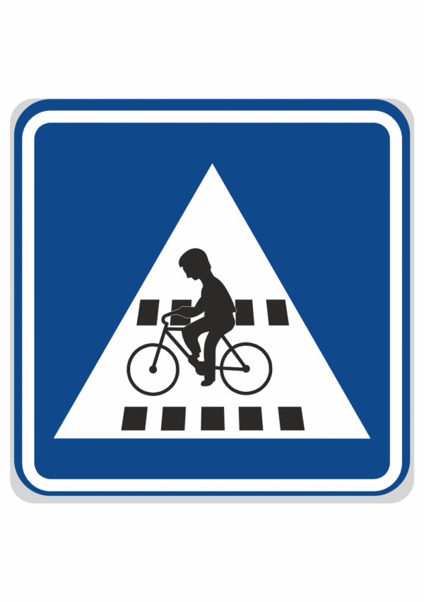 Dopravní značky plechové - Informativní: Přejezd pro cyklisty (IP7)