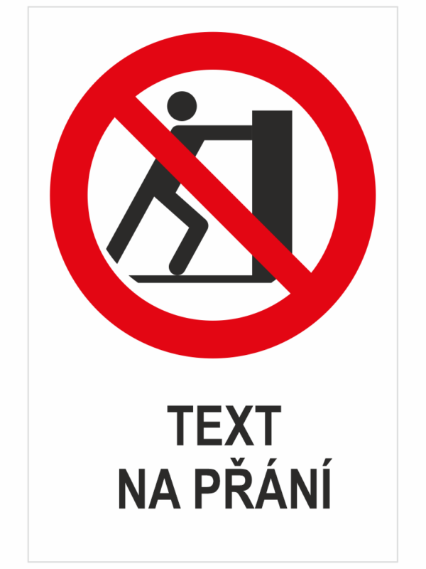 Netlačit - Váš text