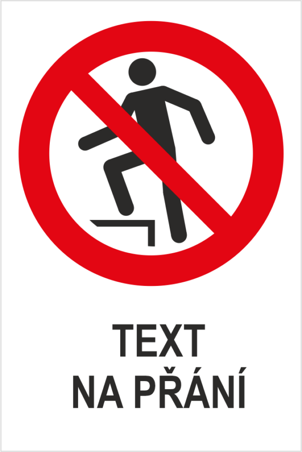 Nešlapat na povrch - Váš text