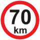 nejvyšší rychlost 70 | KRIŽAN - safetyshop