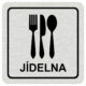 pik078sc | KRIŽAN - safetyshop Značenie budov a pristor - Hliníkové piktogramy: Jídelna