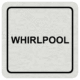 Značenie budov a pristor - Hliníkové piktogramy: Whirlpool