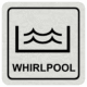 Značenie budov a pristor - Hliníkové piktogramy: Whirlpool (Text+Symbol)
